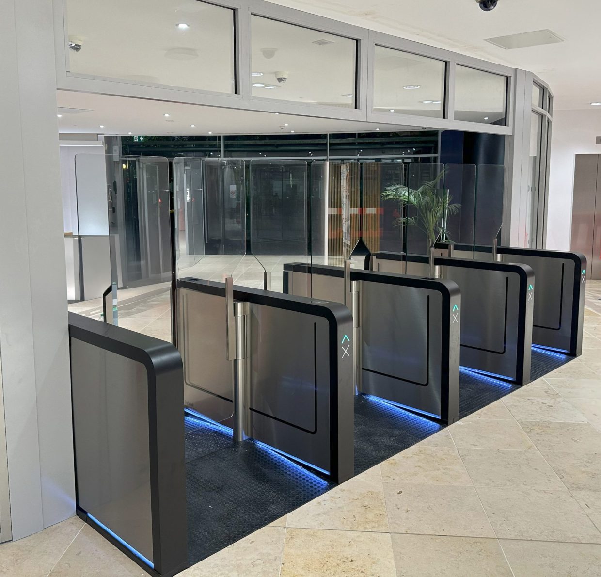 Lloyds Bank Bristol Speed Gates Full-Height Glass