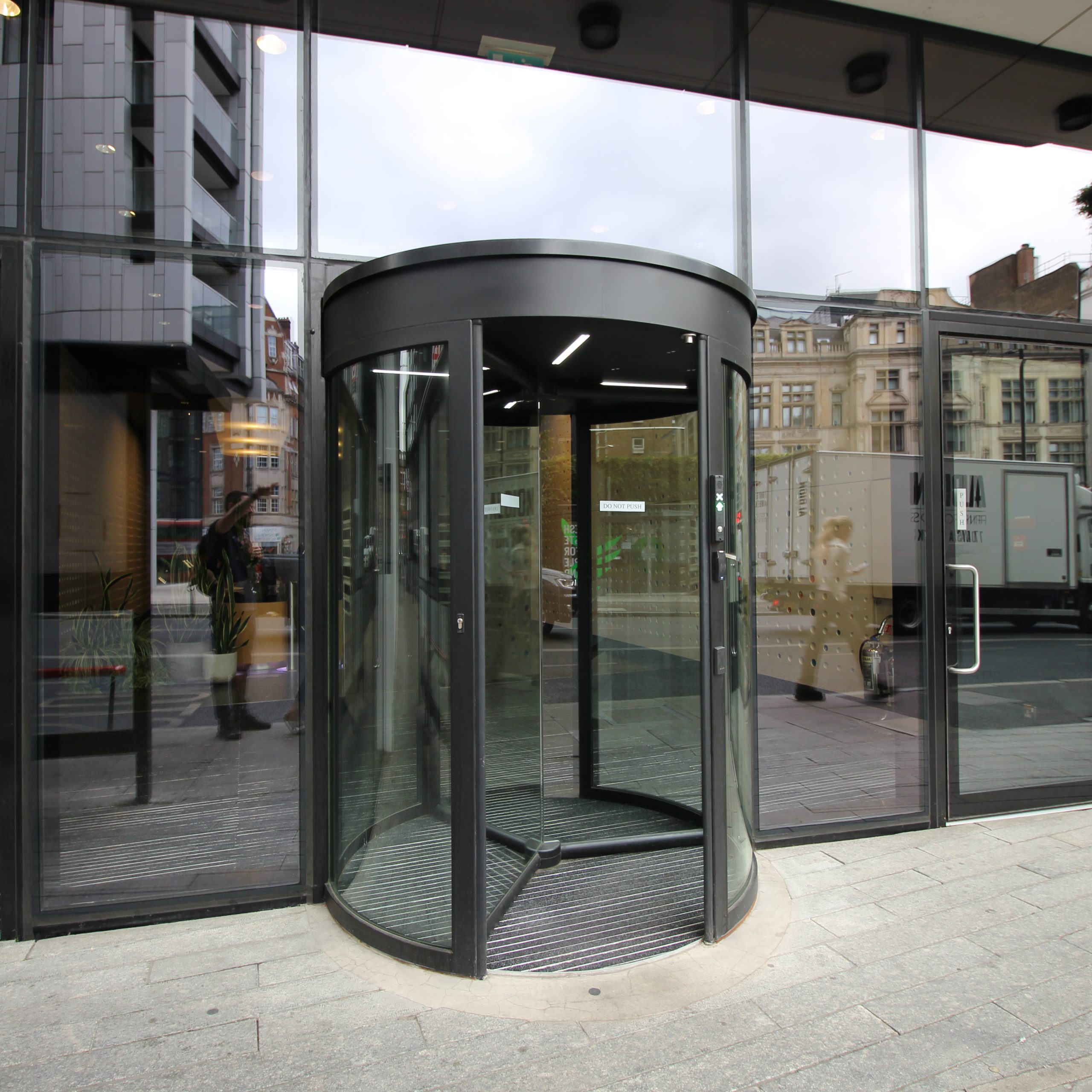 Revolving Doors Outside