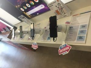 phones in a shop